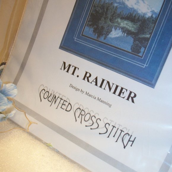 Marcia Manning MT. RANIER Counted Cross Stitch Kit Chart Thread Needle - Picture 3 of 6